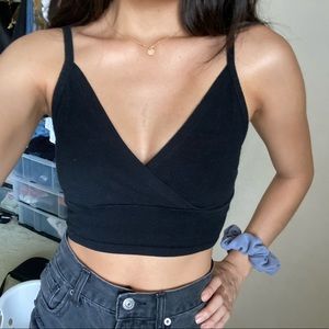 Brandy wrap crop top